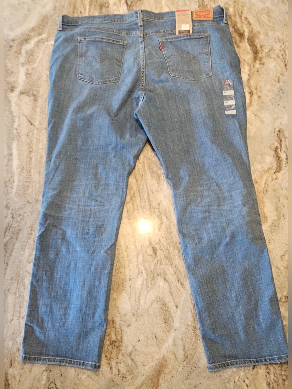 Levi's 724 High-Rise Slim Straight Jeans — Blue Denim - Picture 9 of 12